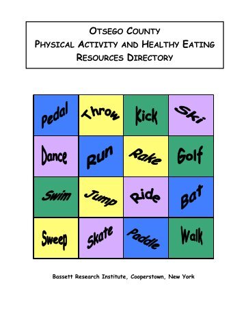 otsego county physical activity and healthy eating resources directory