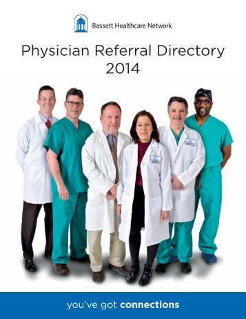 Physician Referral Directory 2013 - Bassett Physicians / Print A ...