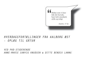 Ph.d. studerende Anne-Marie Sanvig Knudsen og Ditte Bendix ...