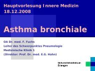 Symptome des Asthma bronchiale - Medizin 1