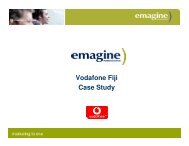 Vodafone Fiji Case Study - Emagine International