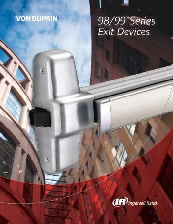Von Duprin 98-99 Series Exit Devices - Access Hardware Supply