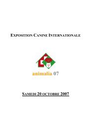 samedi 20 octobre 2007 - Expositions canines internationales