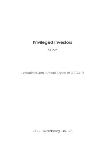 Privileged Investors - BNP Paribas Investment Partners