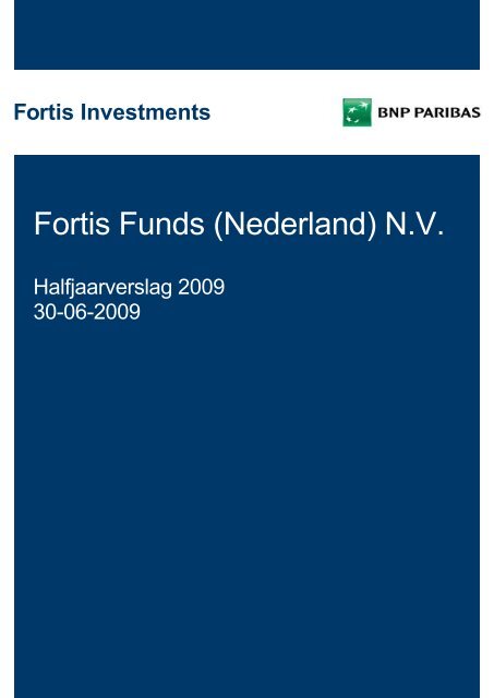 Fortis Funds (Nederland) N.V. - BNP Paribas Investment Partners