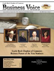 May 2008 - Castle Rock Chamber of Commerce