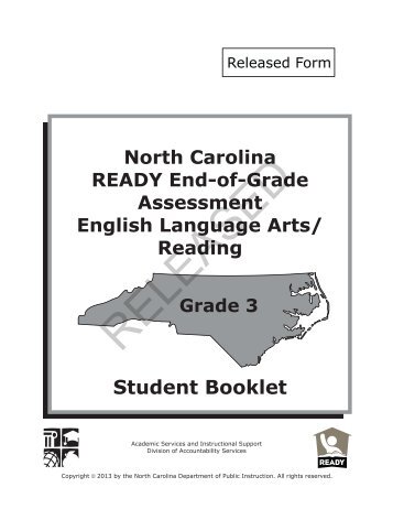 ELA/Reading Grade 3 - Public Schools of North Carolina