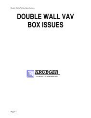 DOUBLE WALL VAV BOX ISSUES - HD GRANT