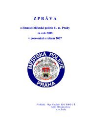 RoÃ„Âenka MÃ„Â›stskÃƒÂ© policie - rok 2008 - Praha.eu