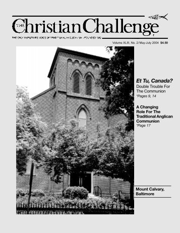 MayJune04 Challenge - The Christian Challenge