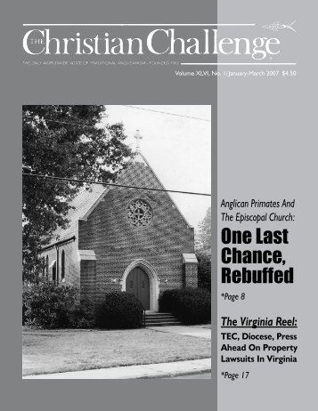 One Last Chance, Rebuffed - The Christian Challenge