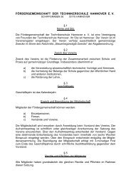 fördergemeinschaft der technikerschule hannover ev