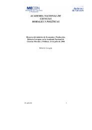 Discurso del Ministro de Economía y Producción, Roberto Lavagna ...