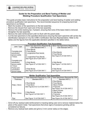 Guide For The Radiography Of Welder Qualification Test