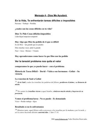 Dios Me AyudarÃ¡ En la Vida, Te enfrentarÃ¡n tareas ... - PazConDios