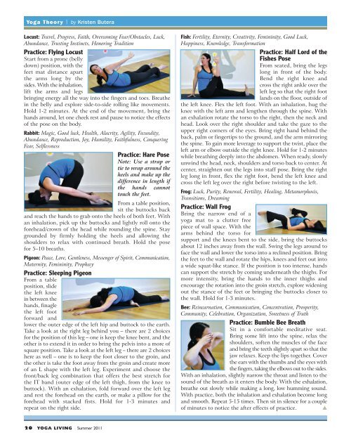 Lizard Lunge Practice - Yoga Living Magazine