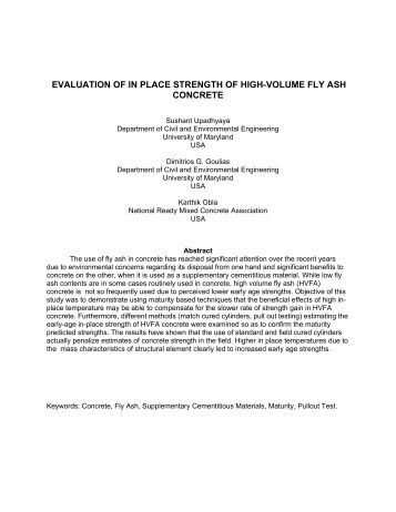 Need help do my essay properties of high?lime fly ash concrete