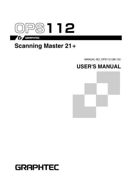 Scanning Master 21+ - Graphtec