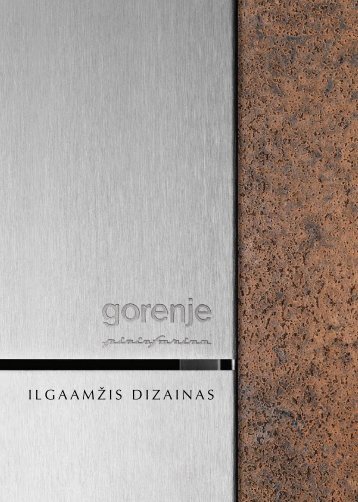 I L G A A M Å½ I S D I Z A I NA S - Gorenje