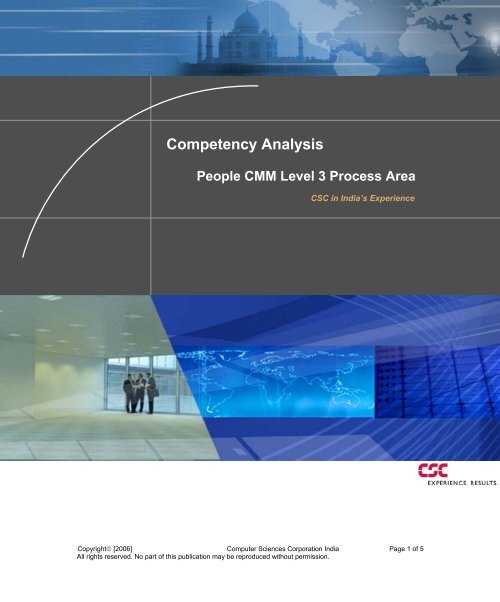 Competency Analysis - CSC