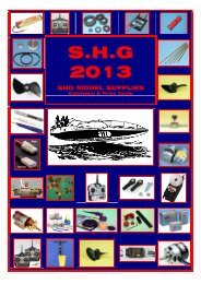 Download Catalogue - SHG Model Supplies