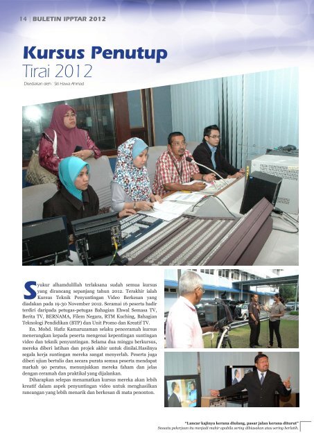 Buletin IPPTAR Bil. 3/2012