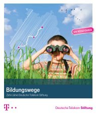 Bildungswege - Telekom Stiftung