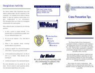 Crime Prevention Tips - Warner Robins Police Department