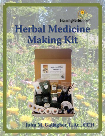 Herbal Medicine Making Kit Download Link - Learning Herbs