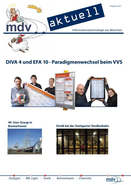 DIVA 4 und EFA 10 - Paradigmenwechsel beim VVS