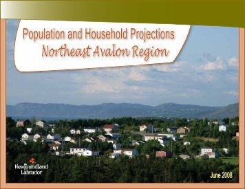 Population and Household Projections Northeast Avalon ... - Finance