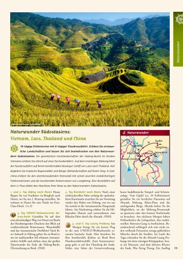 Naturwunder Südostasiens: Vietnam, Laos, Thailand und China
