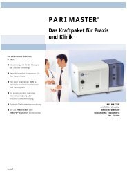 PARI MASTER® Das Kraftpaket für Praxis und Klinik