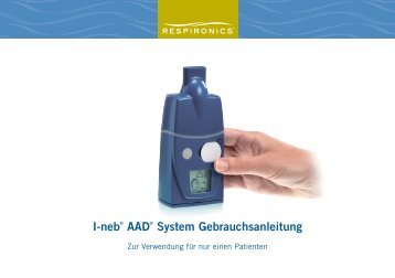 I-neb® AAD® System Gebrauchsanleitung