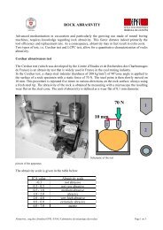 Abrasivit des roches - LMR - EPFL