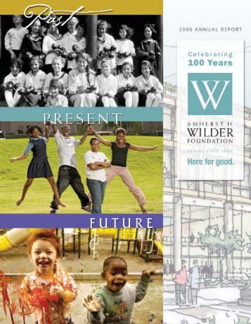 Wilder Report 4pdf - Amherst H. Wilder Foundation