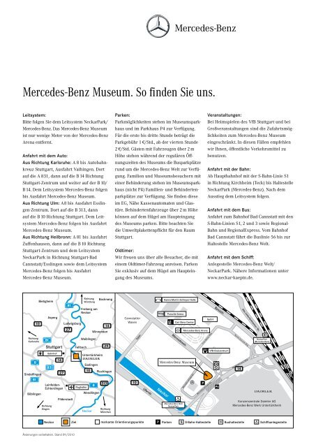 Mercedes Benz Museum So Finden Sie Uns Mercedes Benz Classic