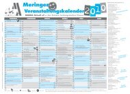 Kalender 2010 - Mering Aktuell eV