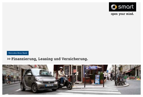Finanzierung, Leasing und Versicherung smart  - Mercedes-Benz Bank