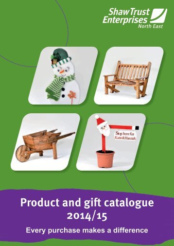 Product and gift catalogue 2014/15