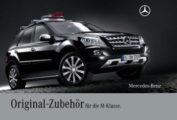 Original-Zubehör für die M-Klasse. -  Mercedes-Benz Accessories ...