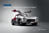 Finanzierung, Leasing und Versicherung für ... - Mercedes-Benz Bank