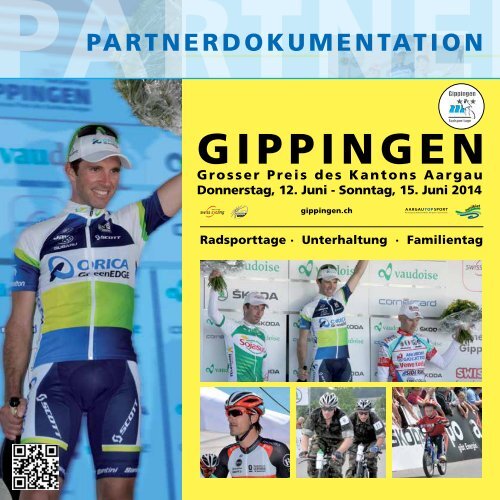 Ihr Auftritt als HAUpt-SpONSOR - Radsporttage Gippingen