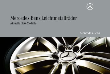 Mercedes-Benz Leichtmetallräder. Aktuelle PKW-Modelle.