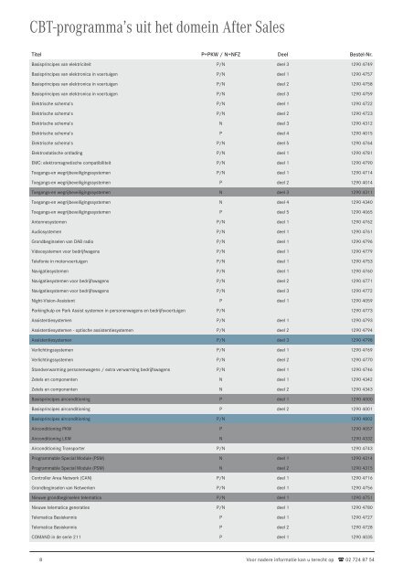 Computer Based Training (CBT) - Mercedes-Benz in België