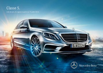 Télécharger les tarifs (PDF, ) - Mercedes-Benz Belgium