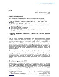 2005-06 FINANCIAL YEAR Consolidated figures under IFRS