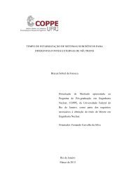 Brayan Sobral da Fonseca - Programa de Engenharia Nuclear - UFRJ