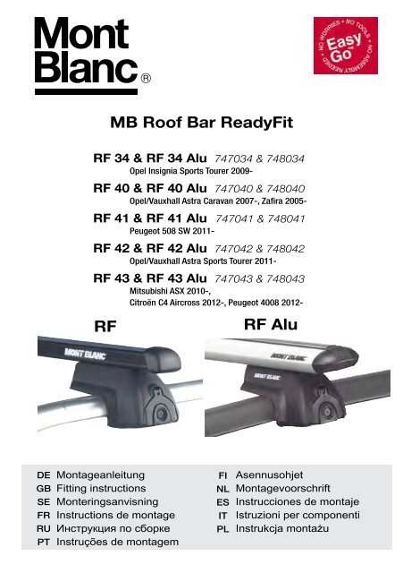 MB Roof Bar ReadyFit RF RF Alu