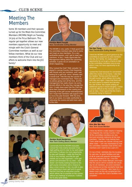 eMagazine 2009 Sep/Oct issue - Jurong Country Club